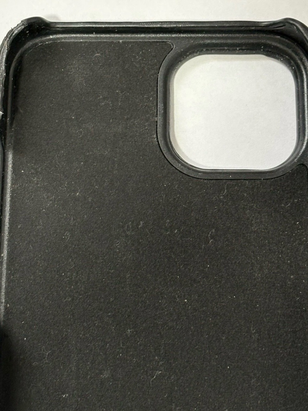 Prada Black Pebbled Leather Phone Card Case with Triangular Logo - Picture 6 of 12